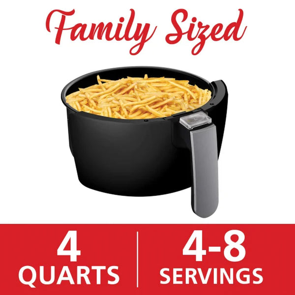 Brentwood 4-Qt 1,400W Digital Electric Air Fryer with Easy-to-Clean Nonstick Surface