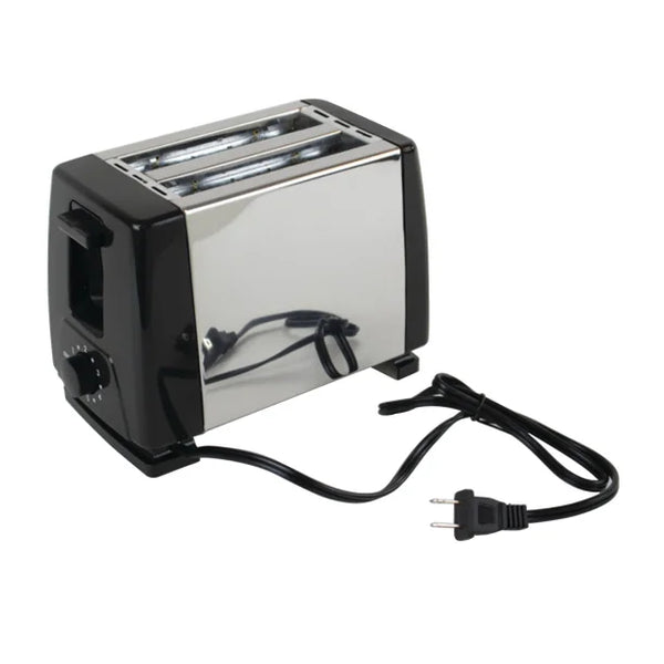 Brentwood 2-Slice Toaster Extra-Wide Slots Stainless Steel