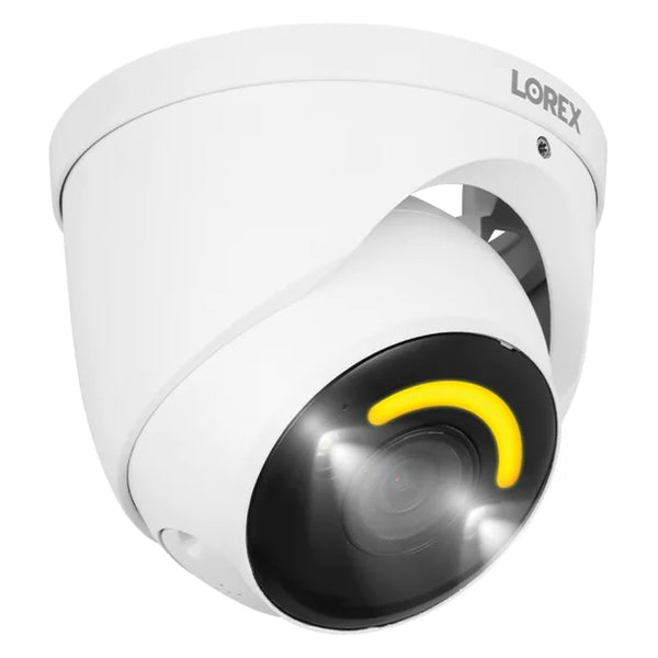 Lorex Dome Security Camera 4K+ 12MP Video Color Night Vision Wired Power Local Storage Indoor/Outdoor Use