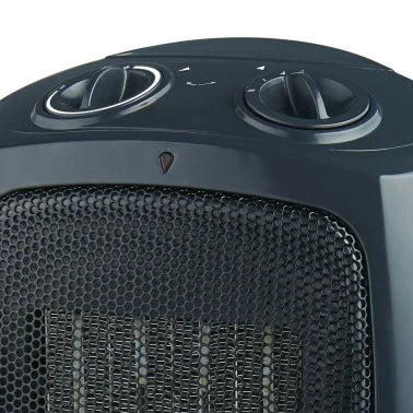 Brentwood® 1500 Watt Max Compact Portable Ceramic Space Heater with safety mesh guard overheat and tip-over protection